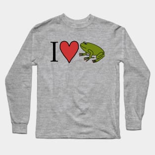 I Love My Cute Frog Long Sleeve T-Shirt